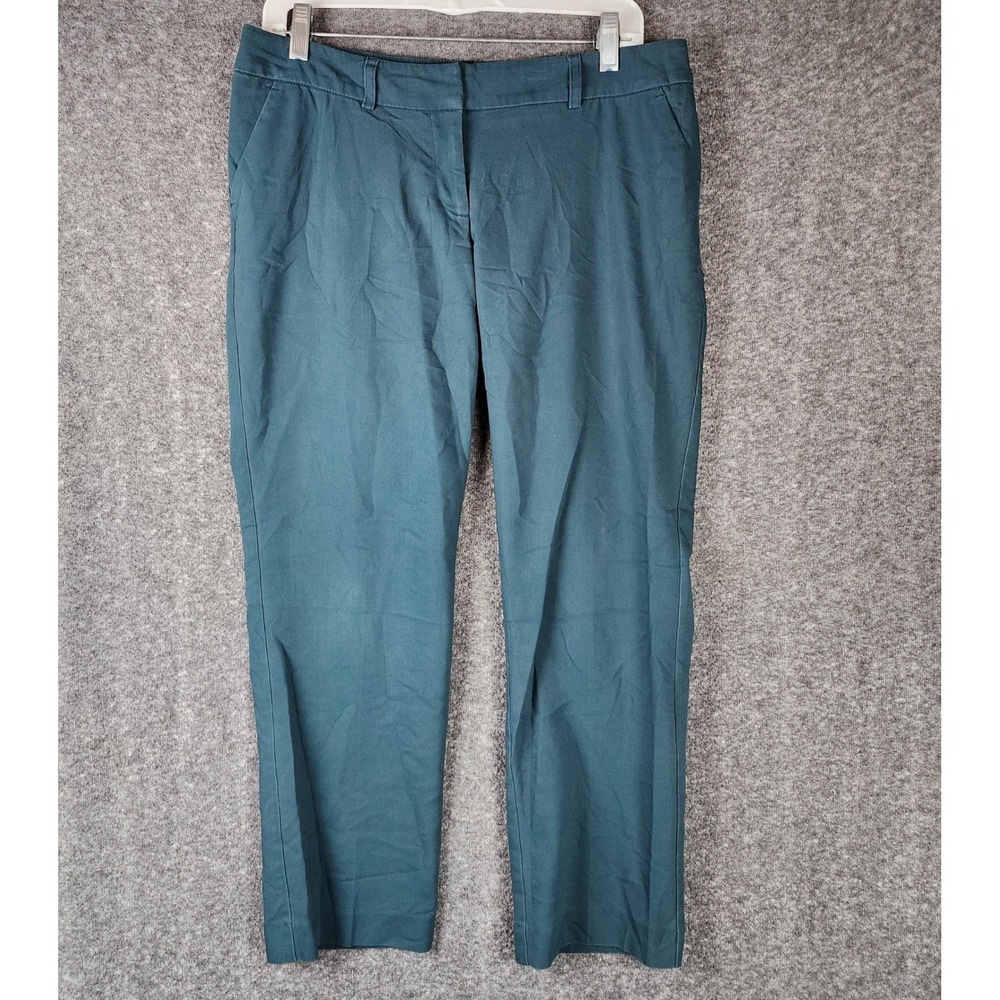 Apt 9 Pants Womens 8P Torie Teal Stretch Dress Trousers EUC